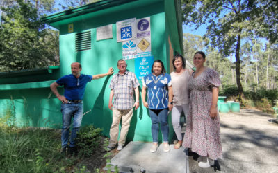 A activista salvadoreña Laura Herrera defendeu a xestión feminista da auga na súa xira por Galicia