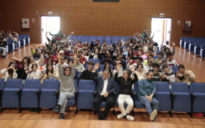 Escolares gallegos se encuentran en A Bandeira para luchar contra el cambio climático